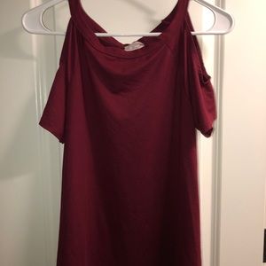 off the shoulder shirt!